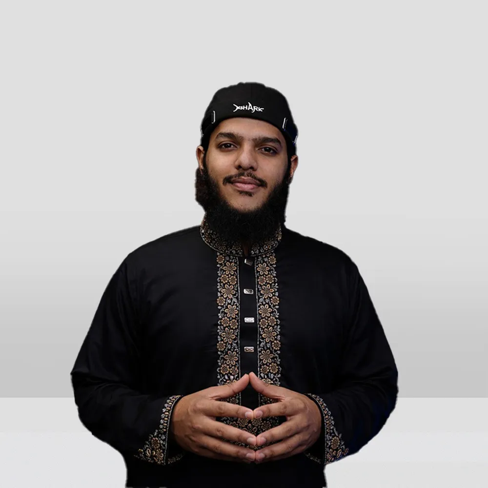 BLACK SUTTON FEBRICS PANJABI